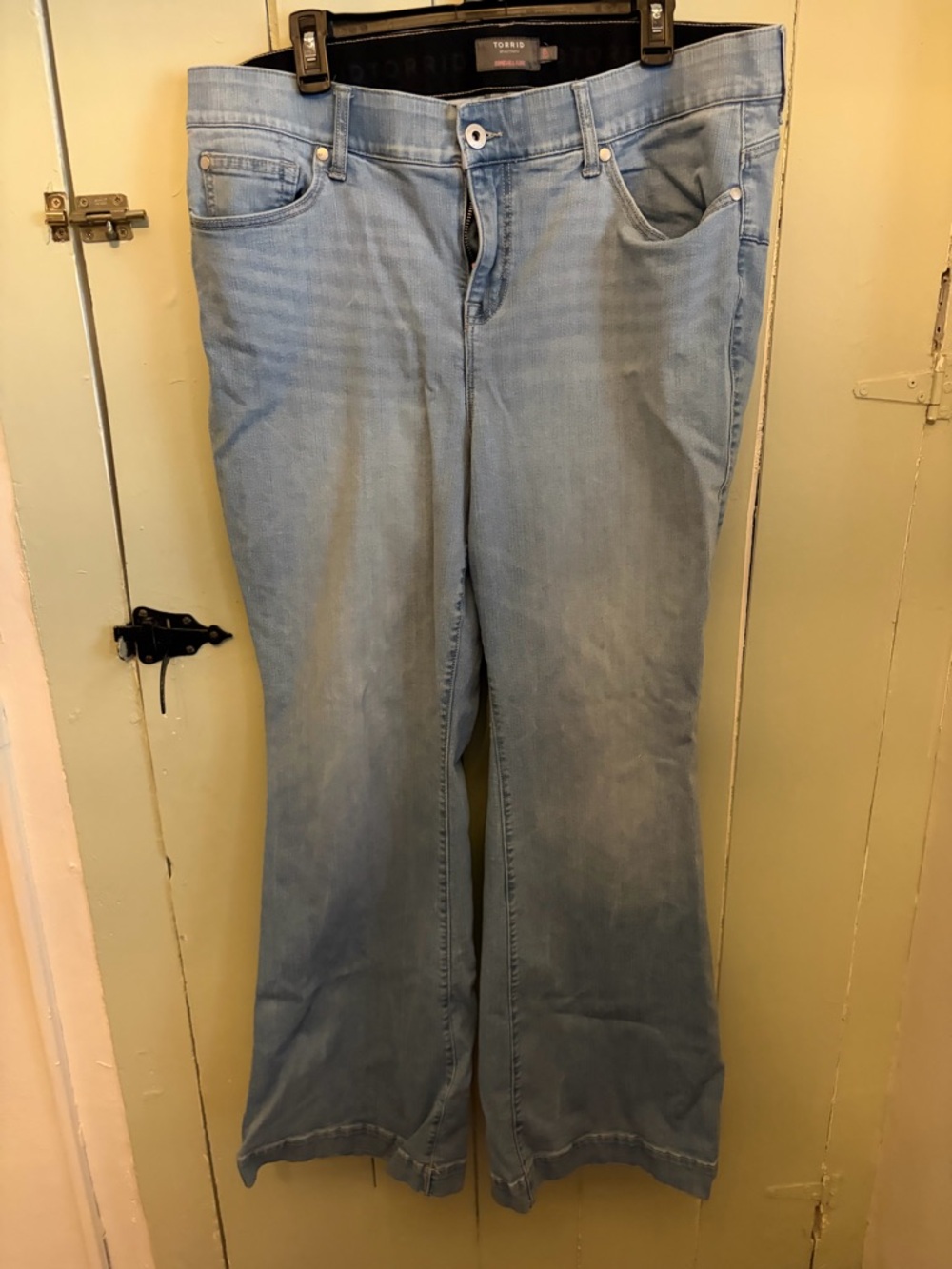 torrid Light Blue Flare Jeans - Soft Wash